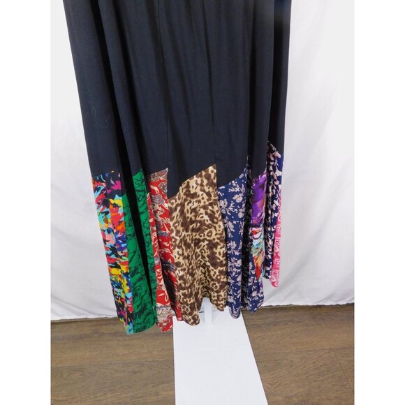 Sweet Threads Small Boho Patchwork Maxi Skirt Smocked - Picture 8 of 12